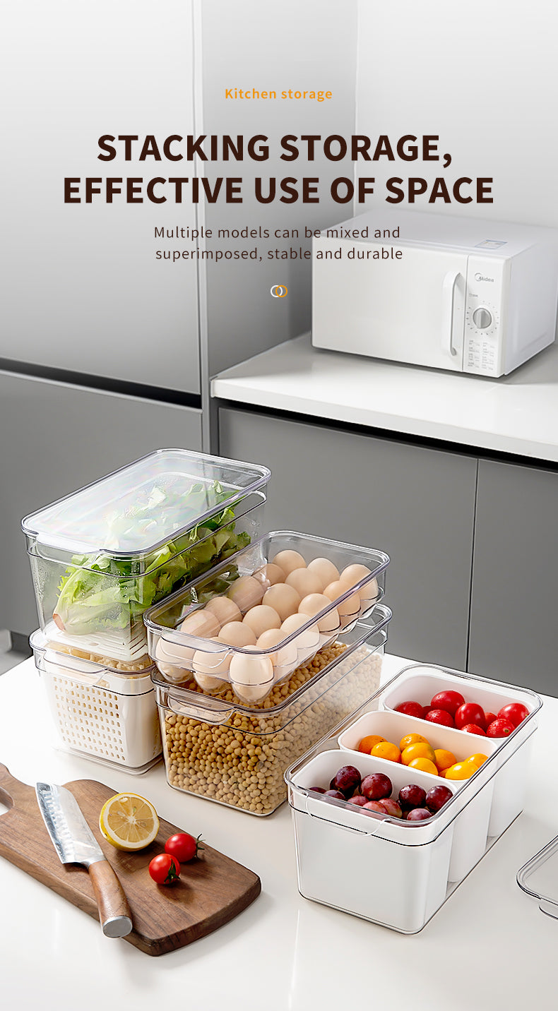 Cajas organizadoras de Refrigerador (5 pzs)